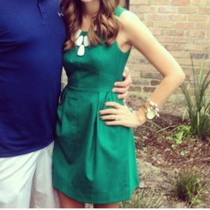 J Crew Factory green dress
